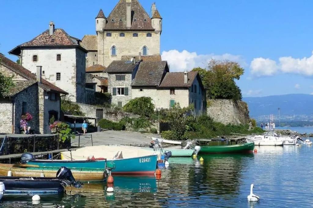 Апартаменты Jolie Vue Au Calme Эвиан-ле-Бен Экстерьер фото